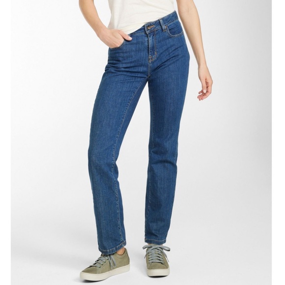 L.L. Bean Denim - L.L Bean Womens Modern Straight Curvy Jeans